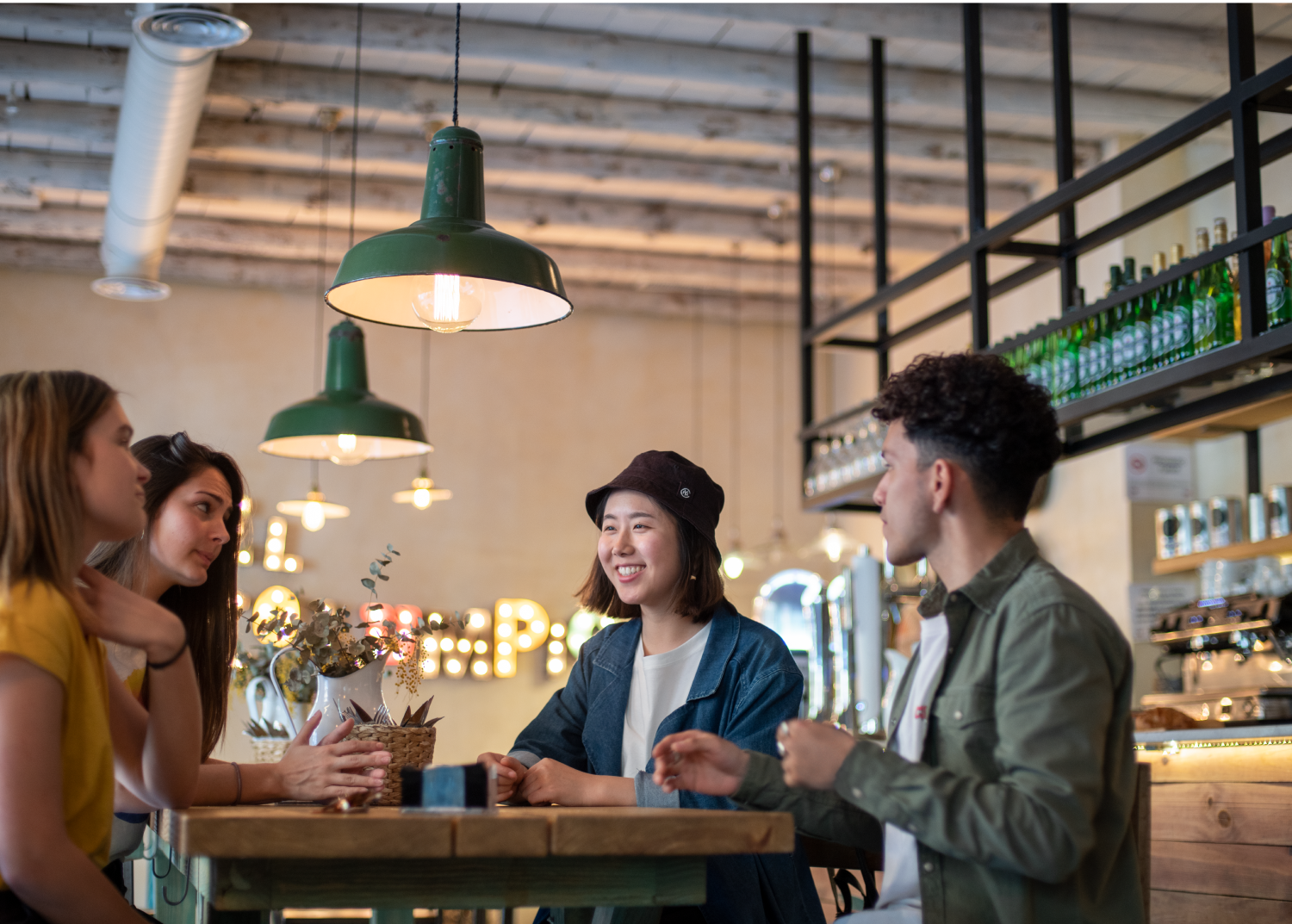 Students At Restaurant