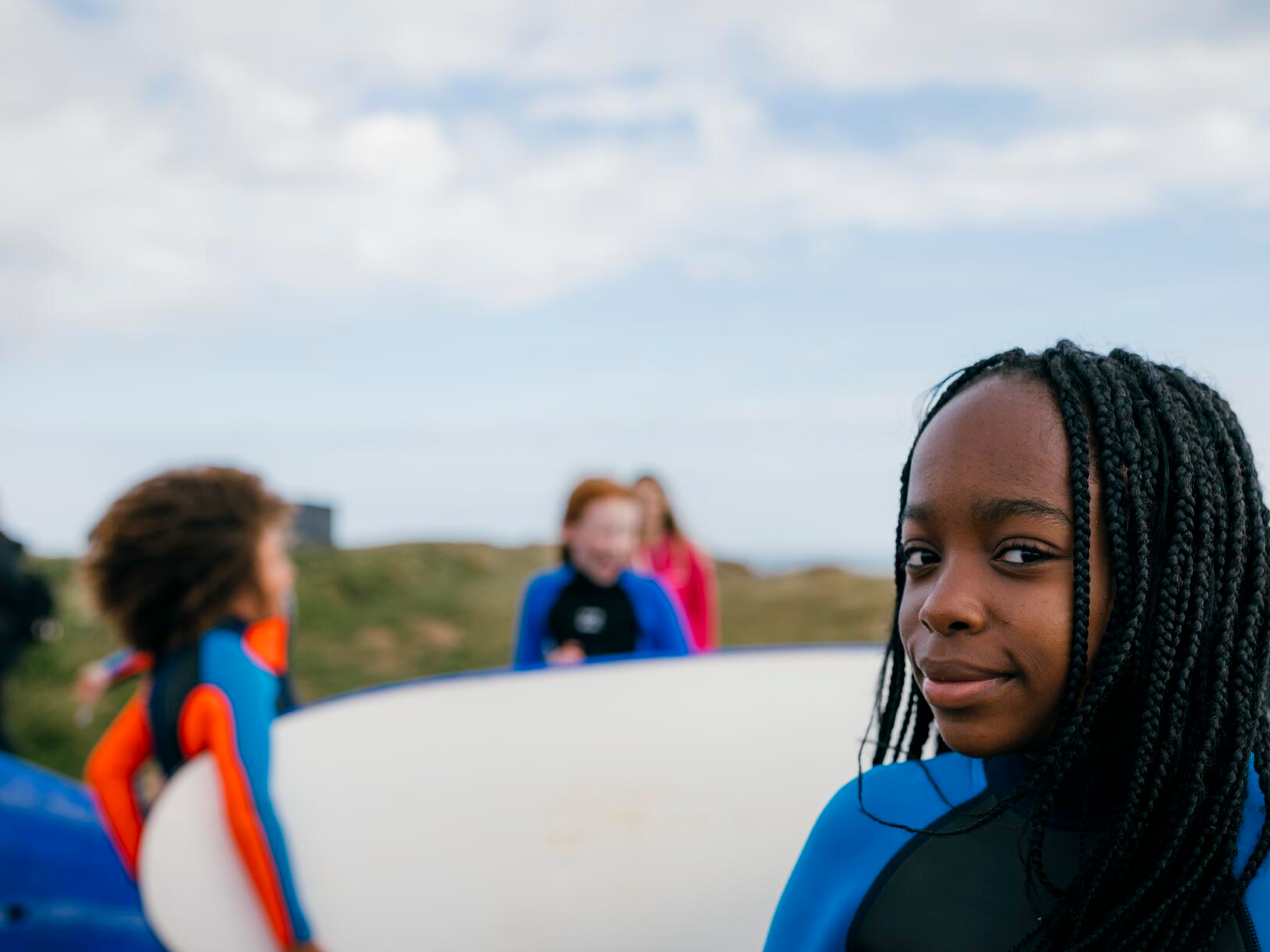 Students Going Surfing