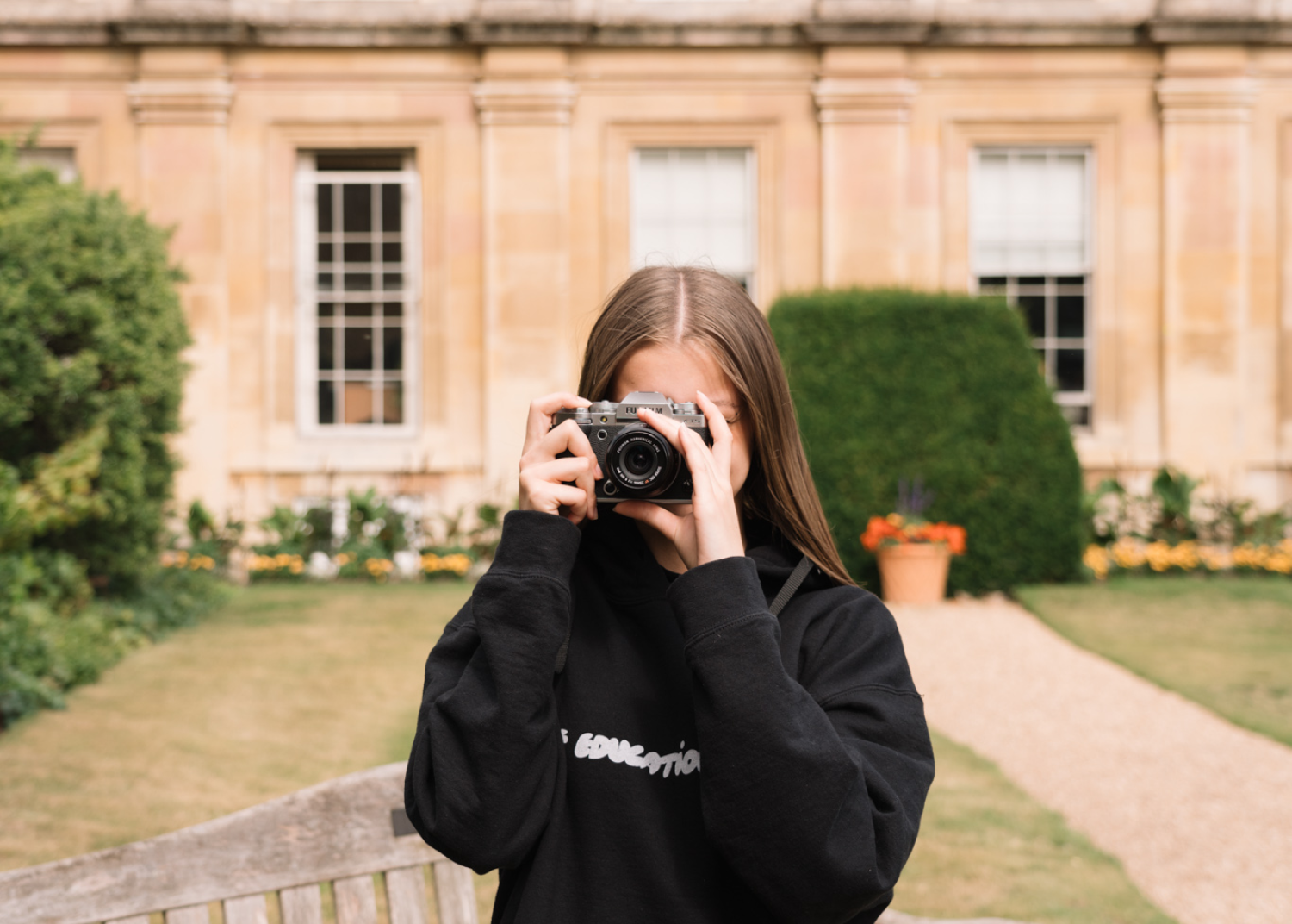Student Taking Photo