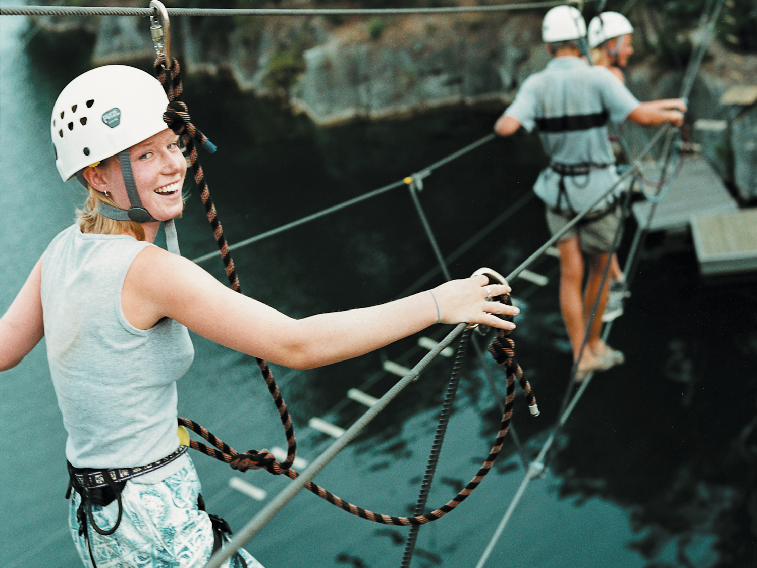 Students Enjoying Adventure Sport