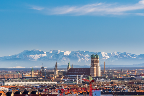 Munich Panorama City Scape