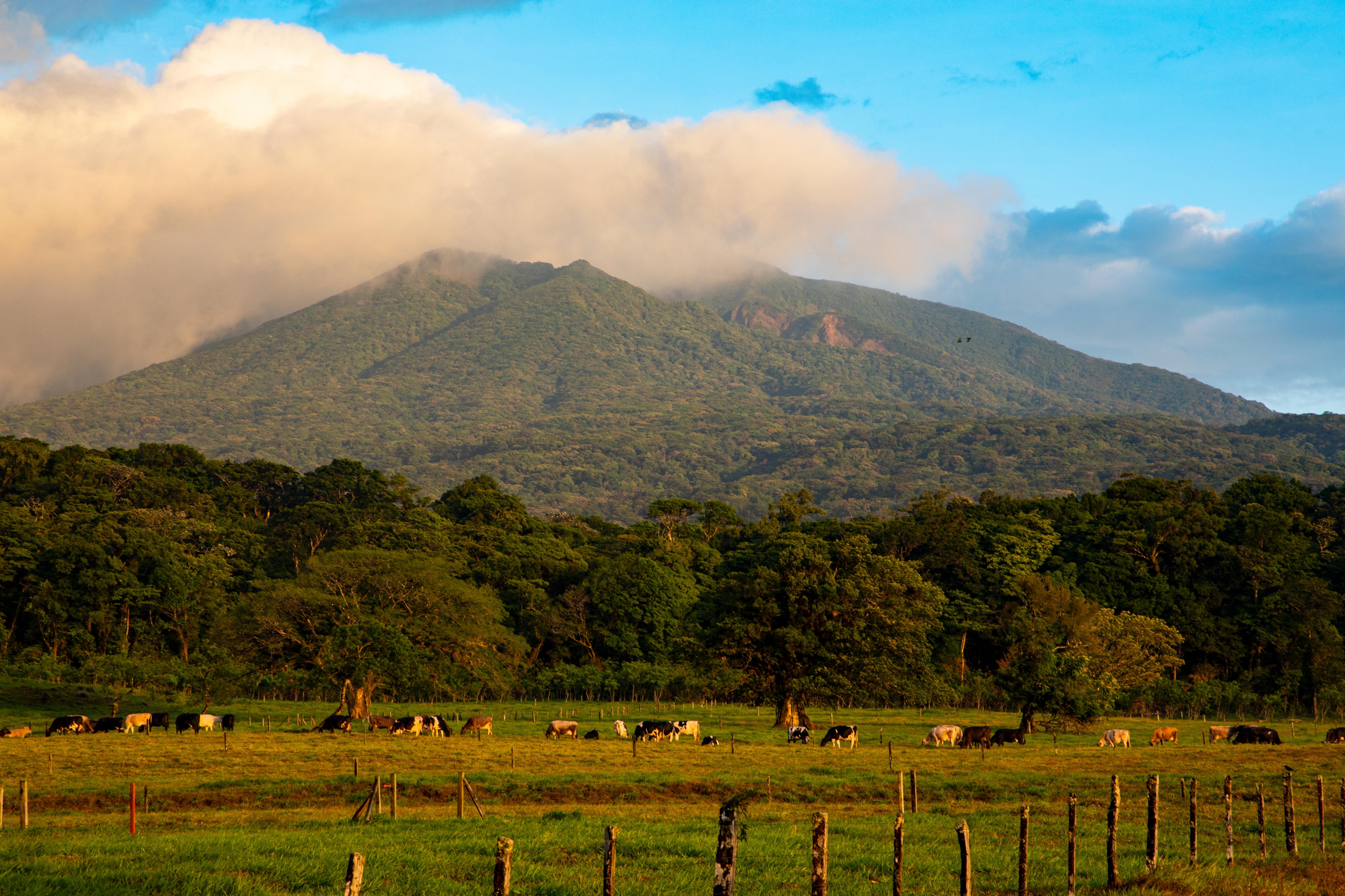 Rincón de la Vieja Volcano, offering scenic mountain views and dramatic volcanic