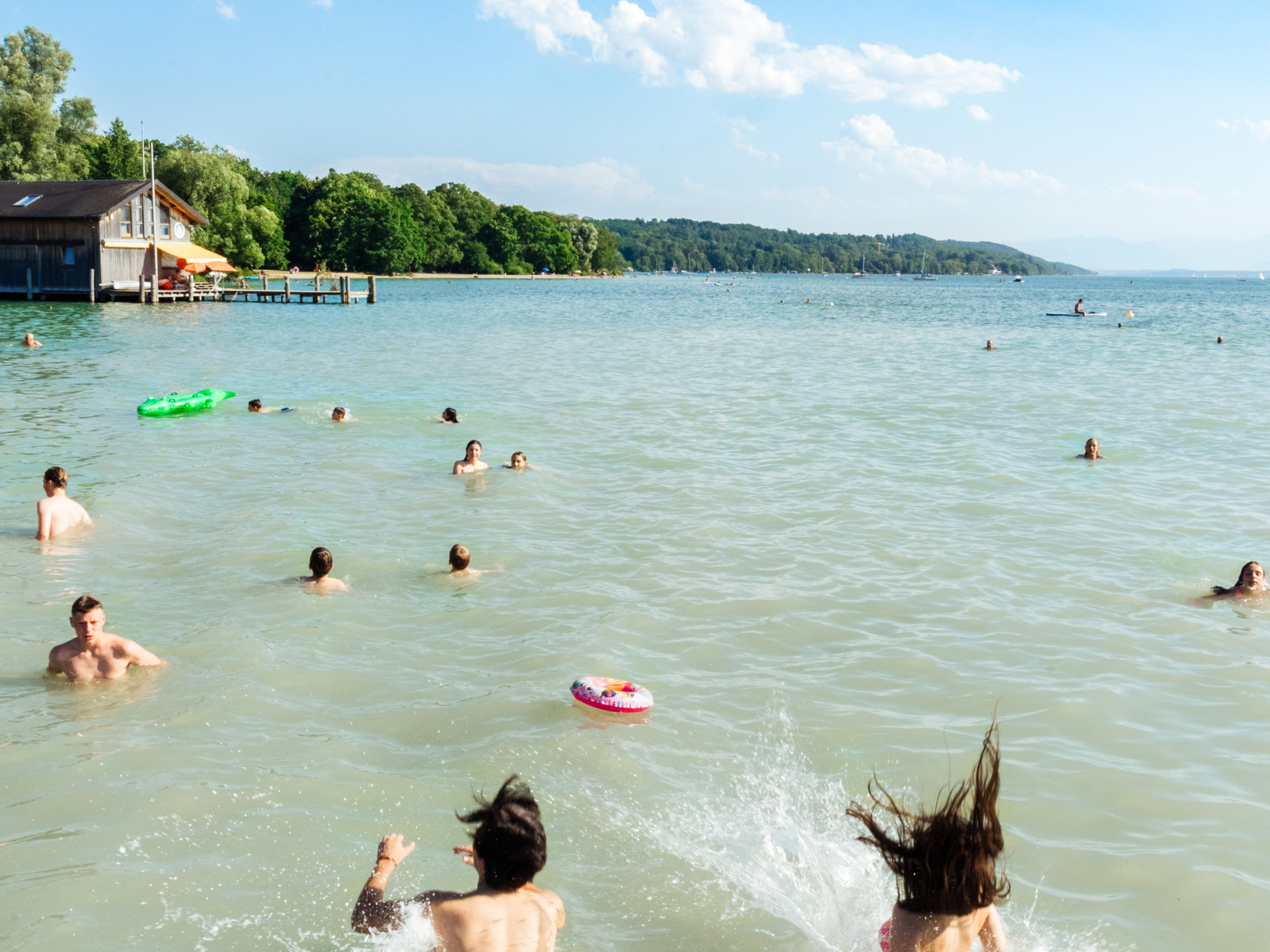 Students Swimming