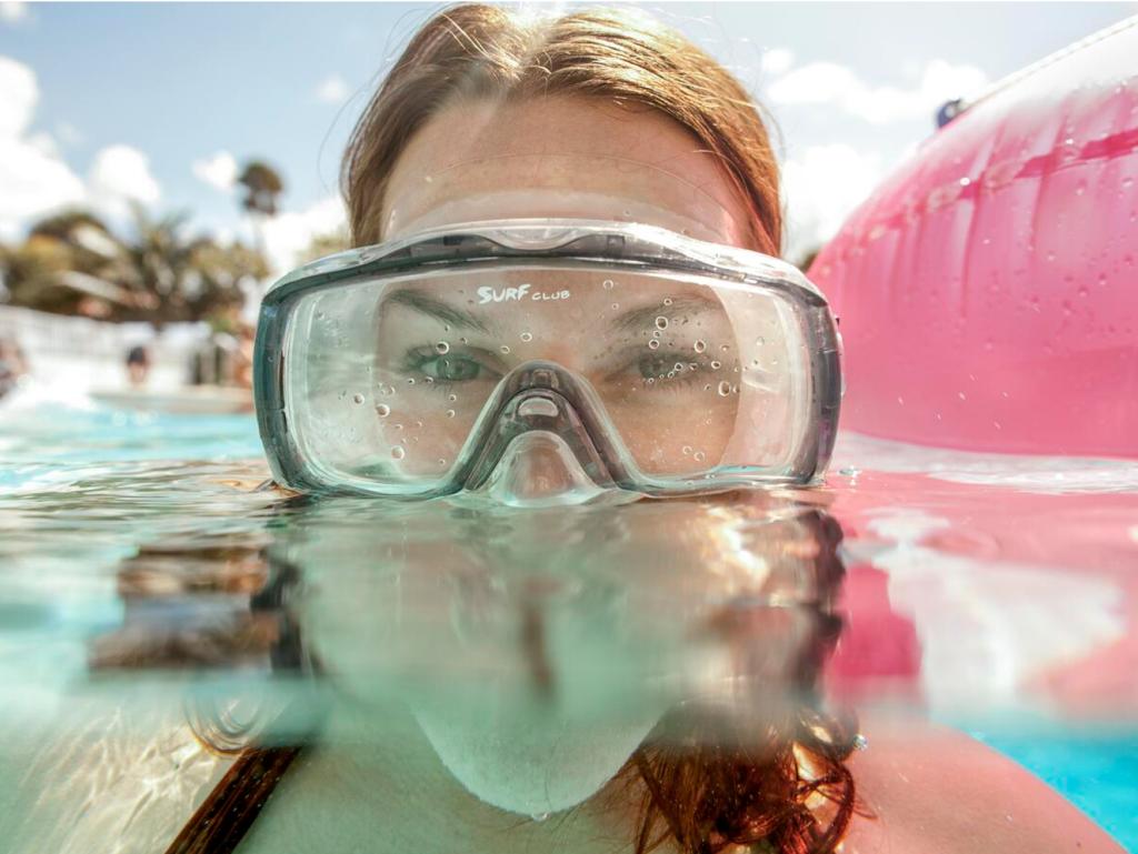 Student In Pool
