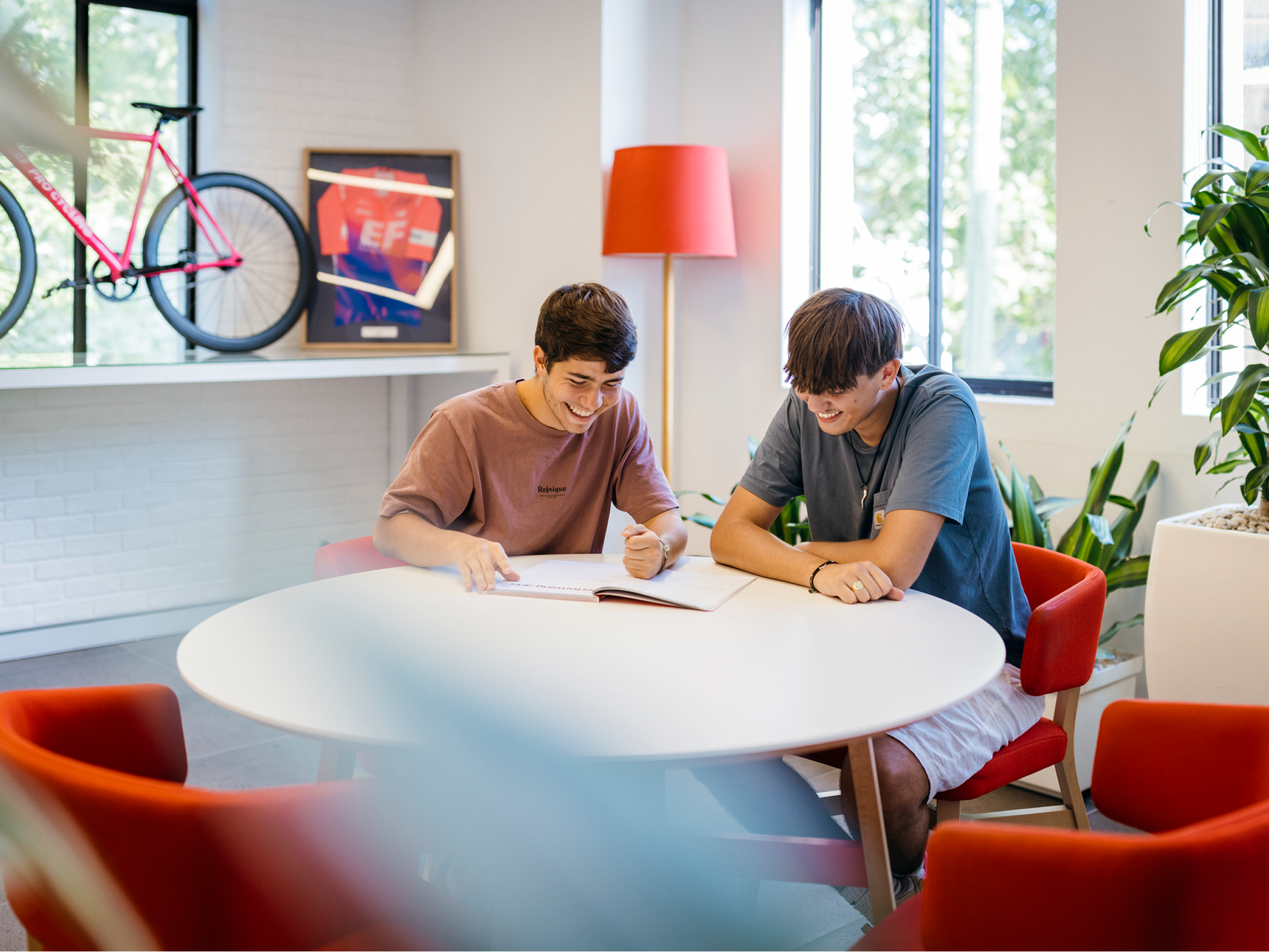 Students Studying