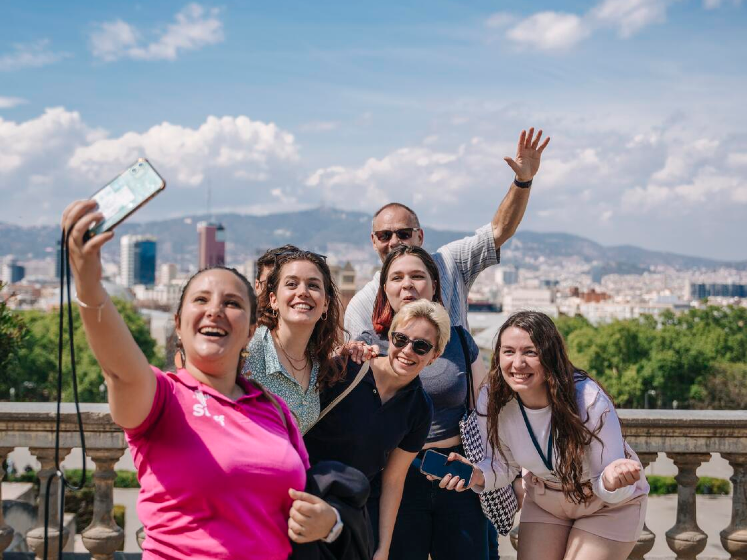 Students Taking Selfie