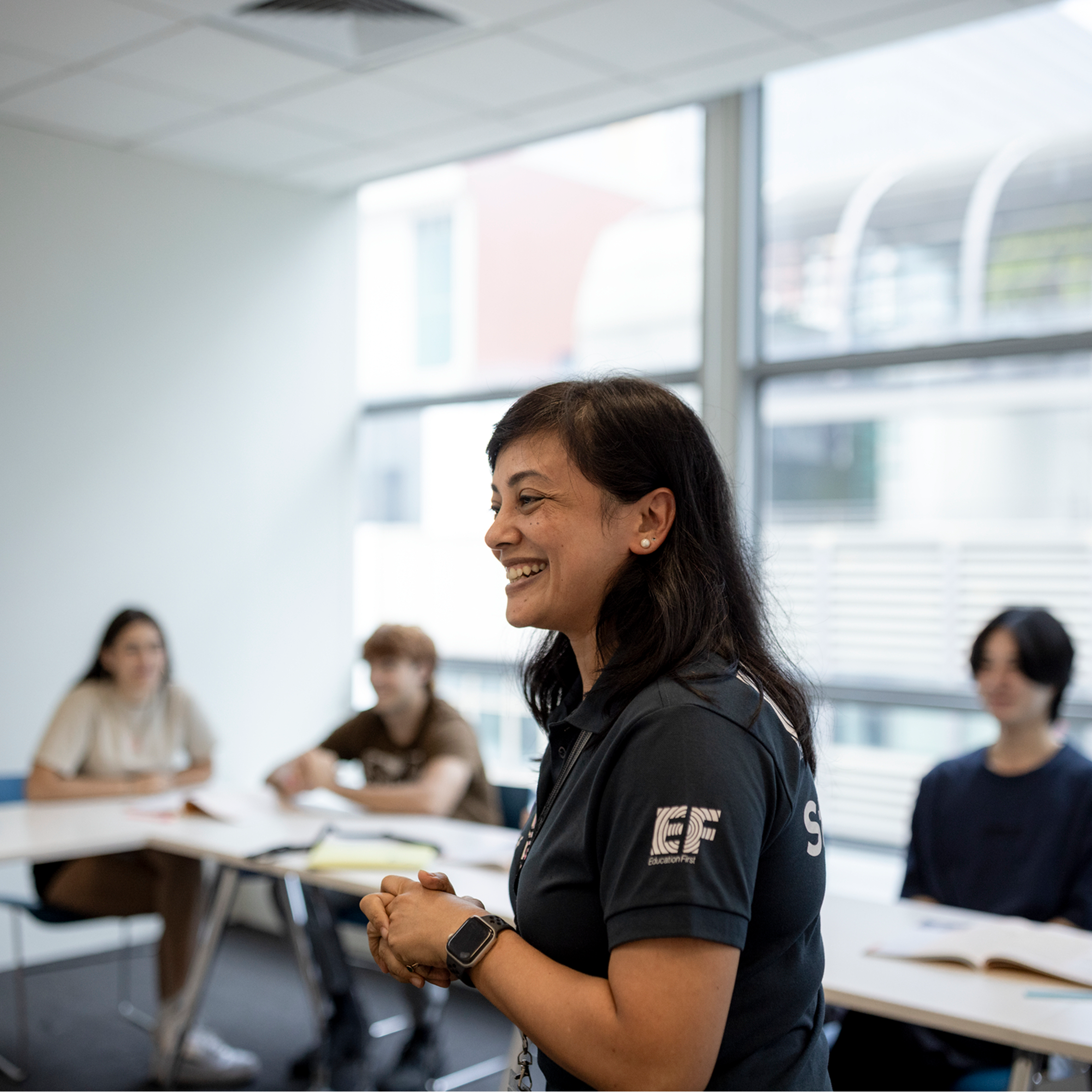 Staff Teaching Students