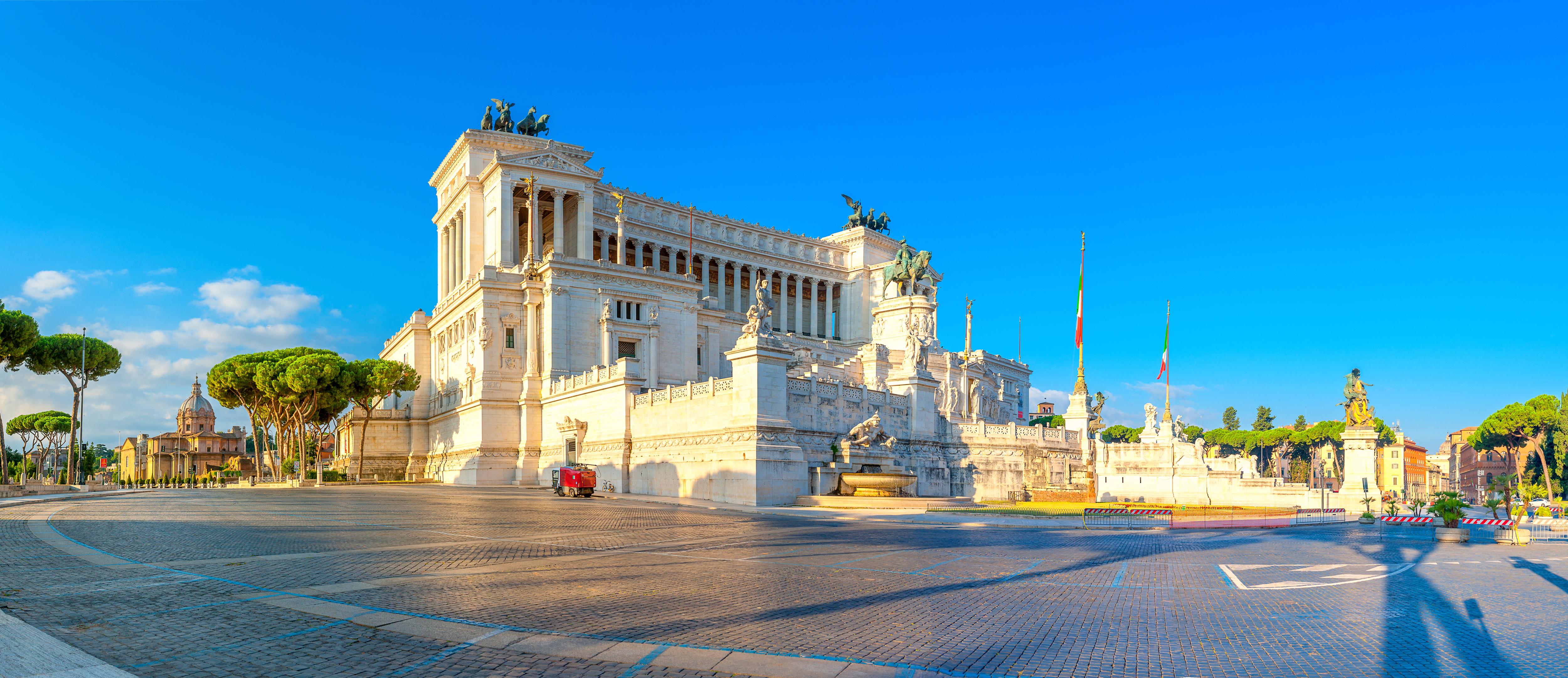 The Monument of Victor Emmanuel II in Rome, also known as the Altare della Patria