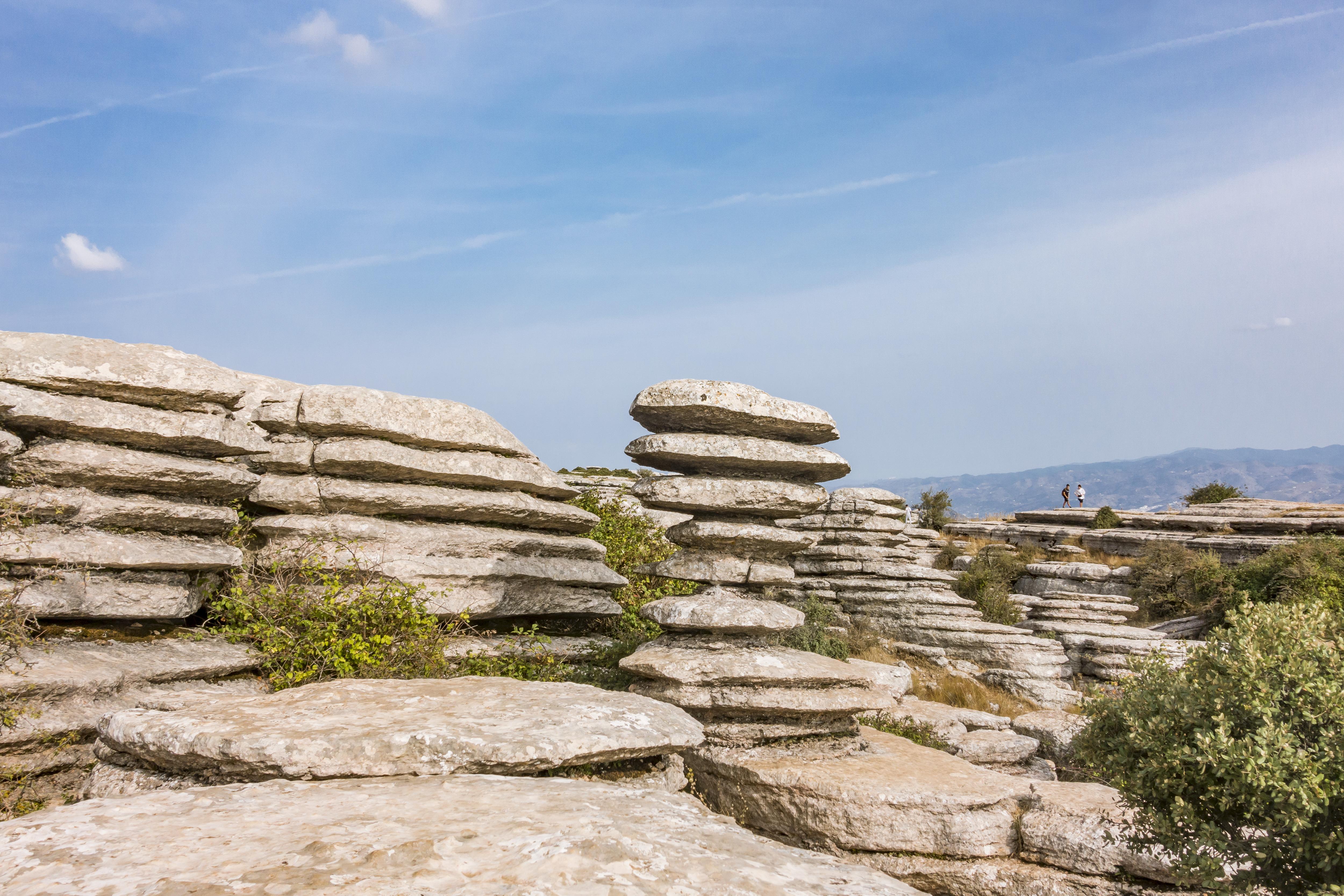 El Tornillo, a unique rock formation in El Torcal de Antequera
