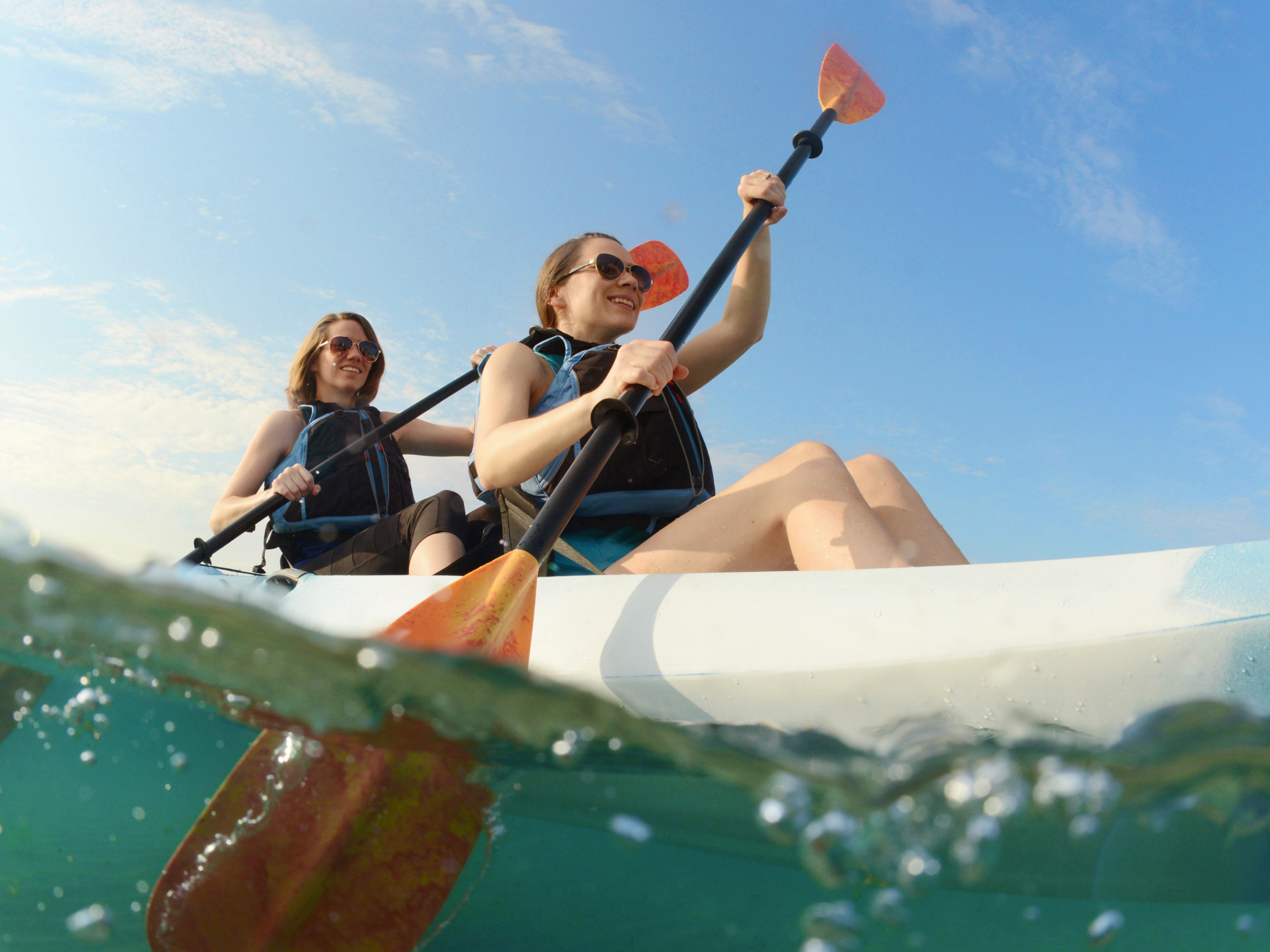 Students Kayaking