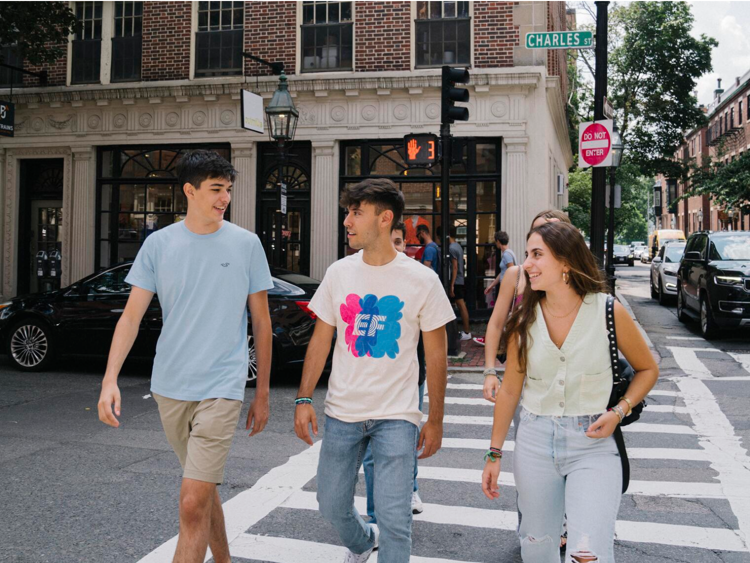 Students Walking