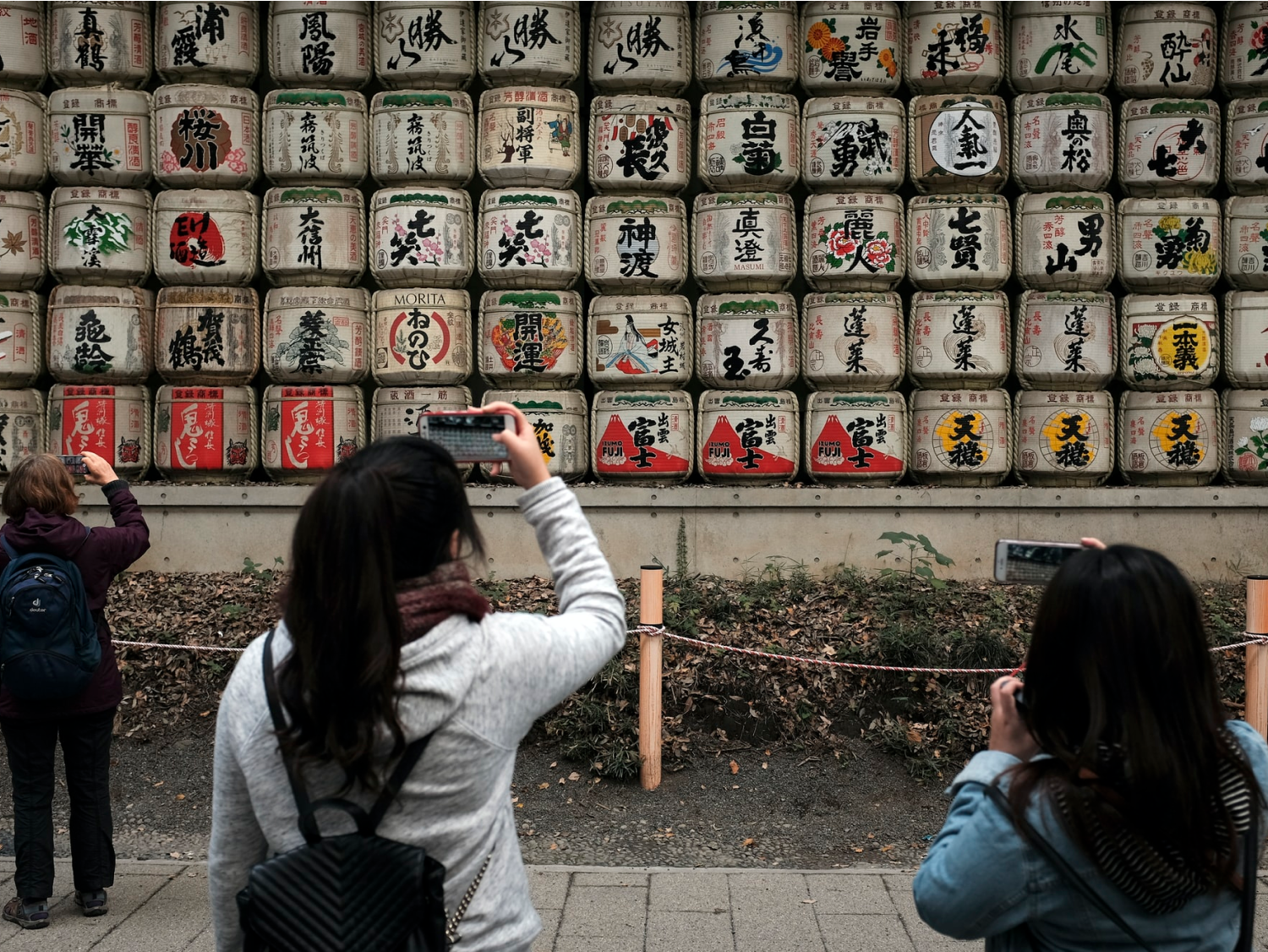 Meiji Jingu Consecrated Sake Barrels