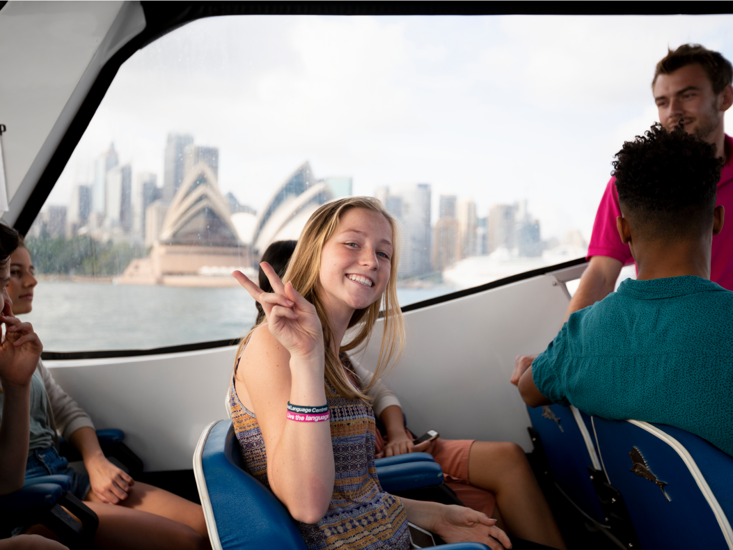 Students Sightseeing Opera House
