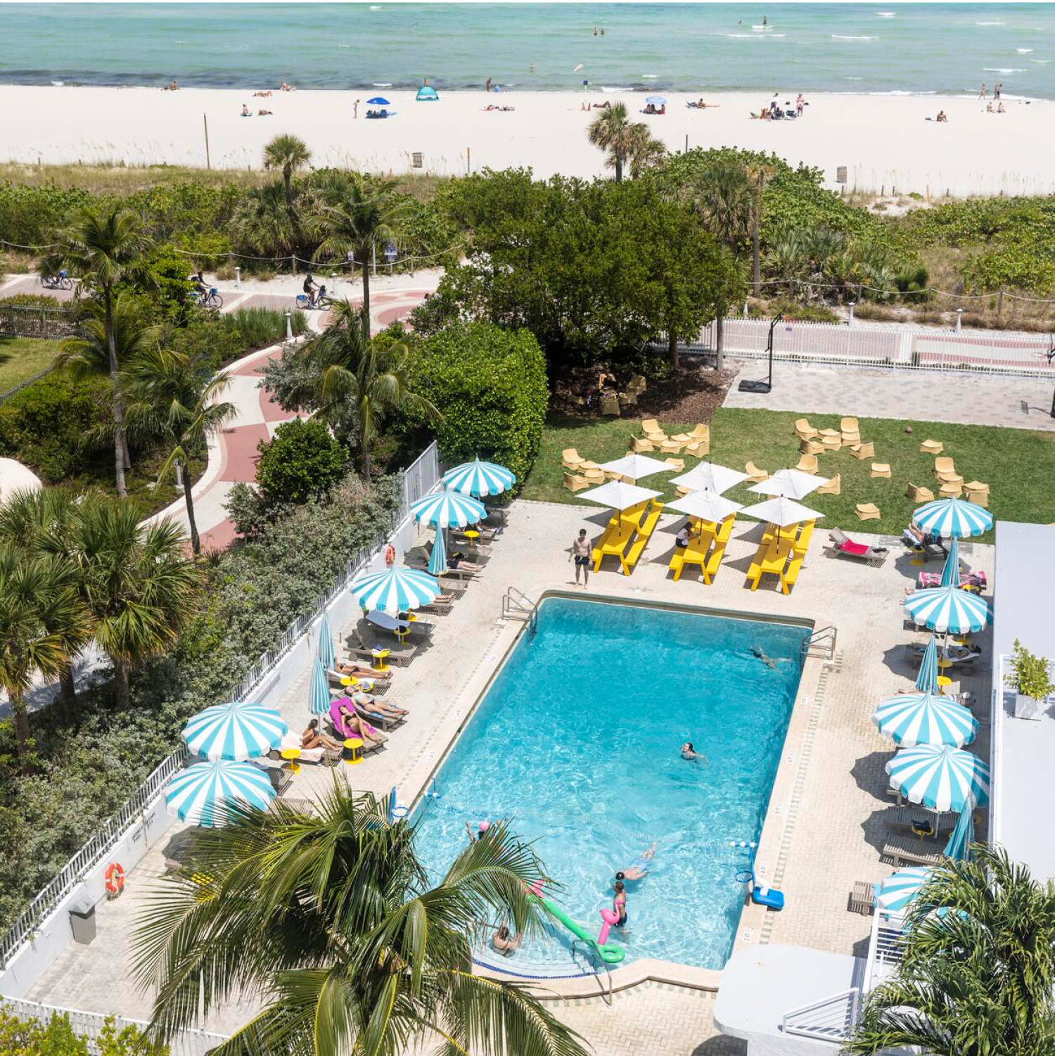 Pool Aerial View