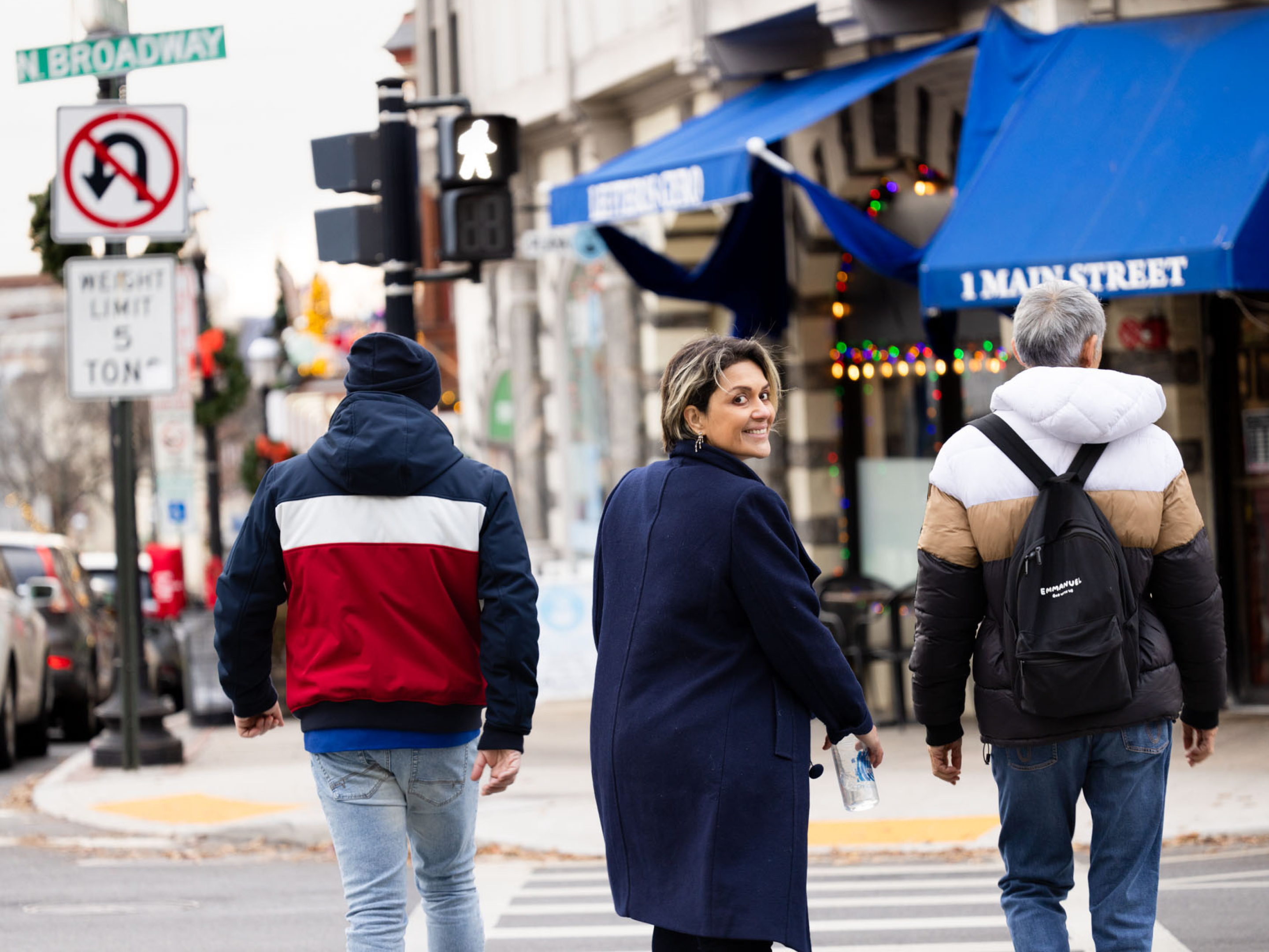 Students Walking Near Broadway