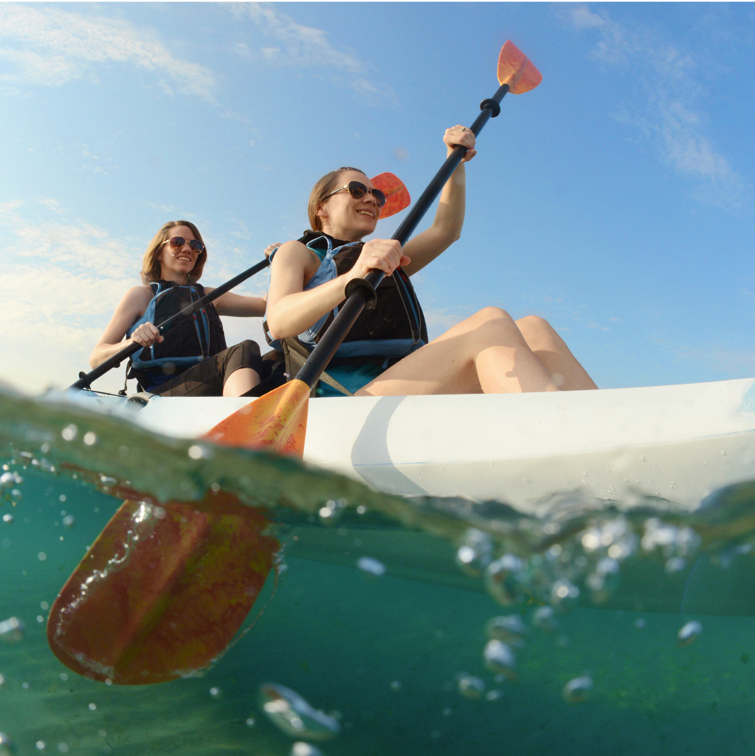 Students Enjoying Kayaking