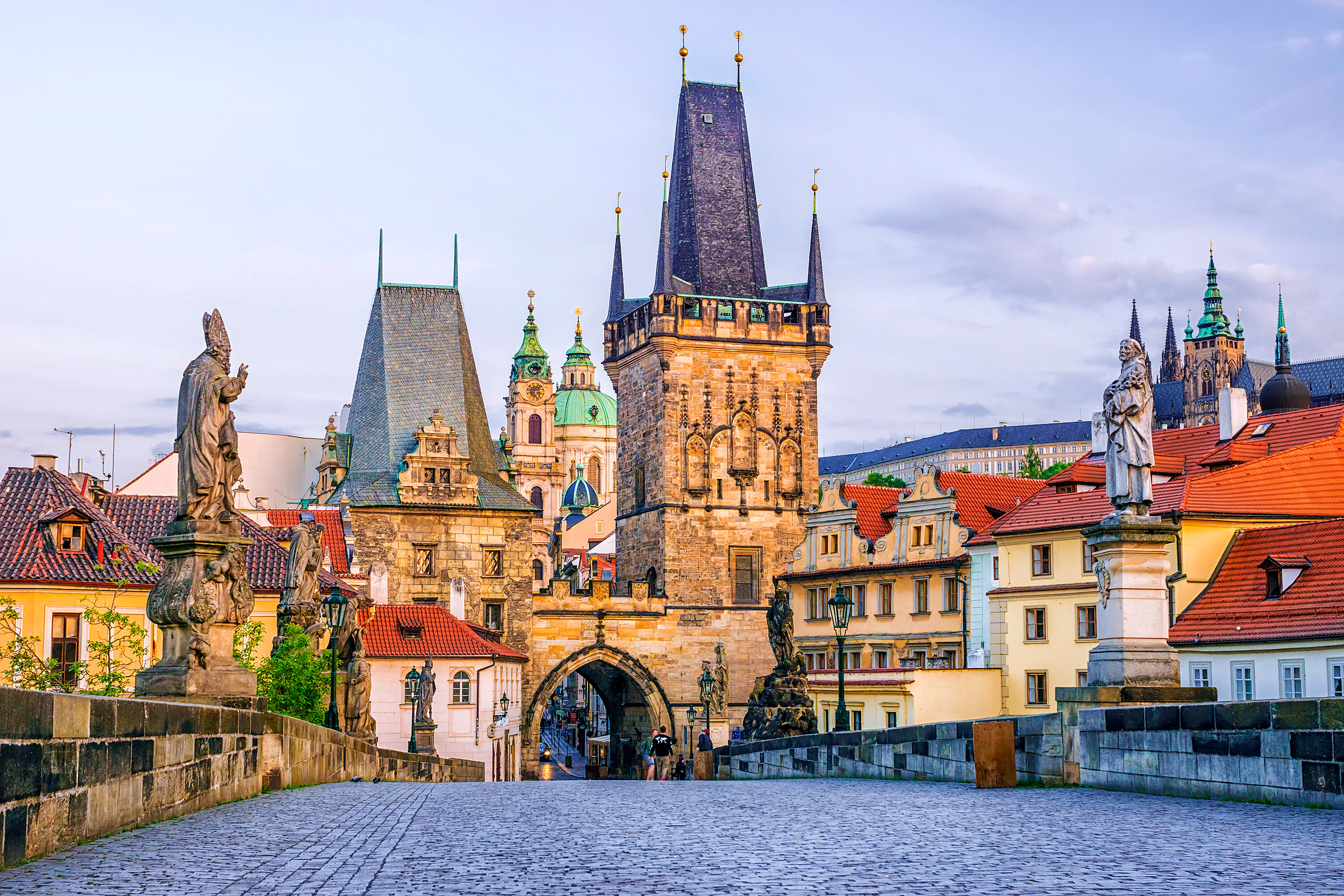 Charles Bridge from Old Town Bridge Tower, Prague
