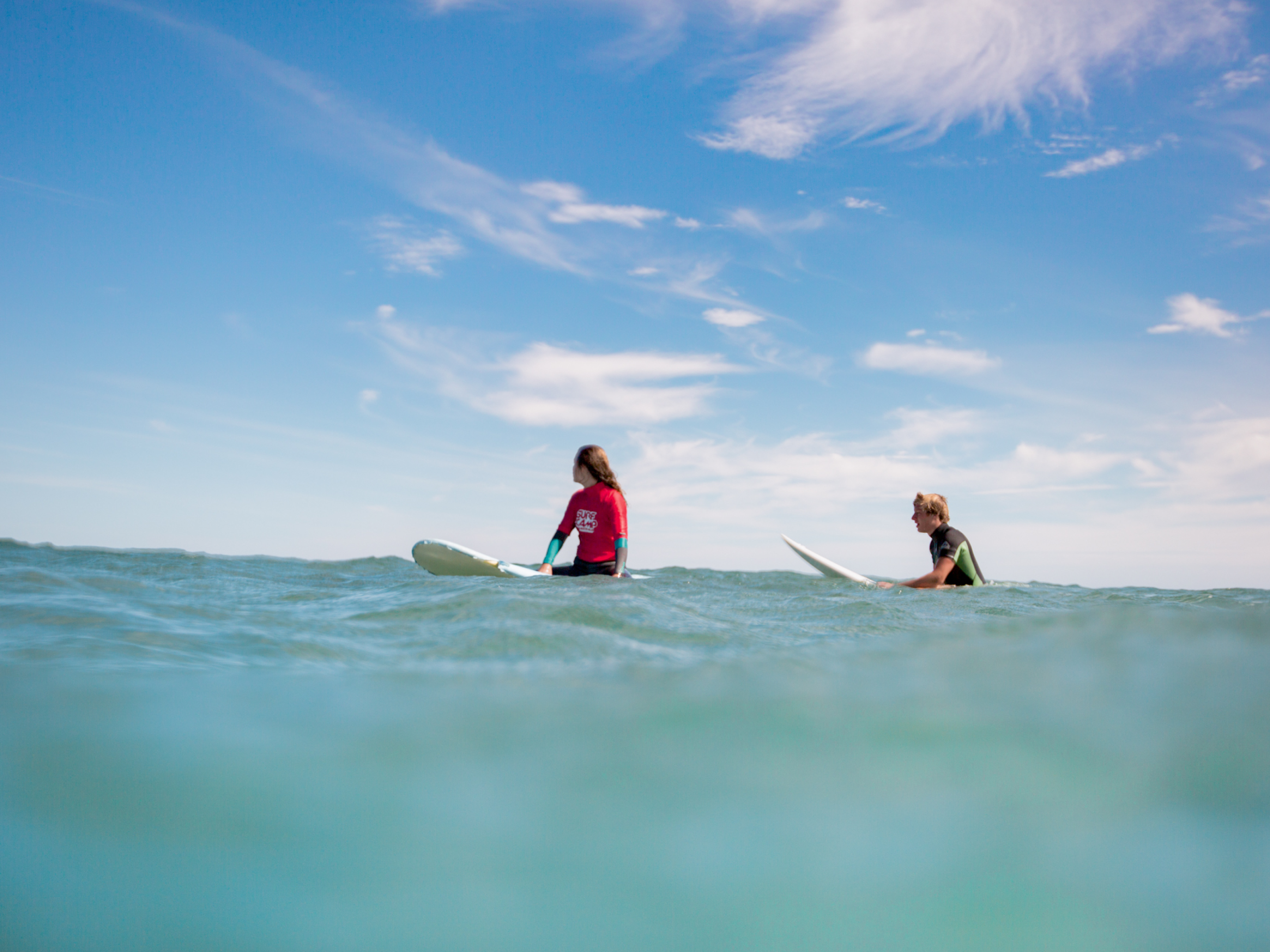 Students Surfing