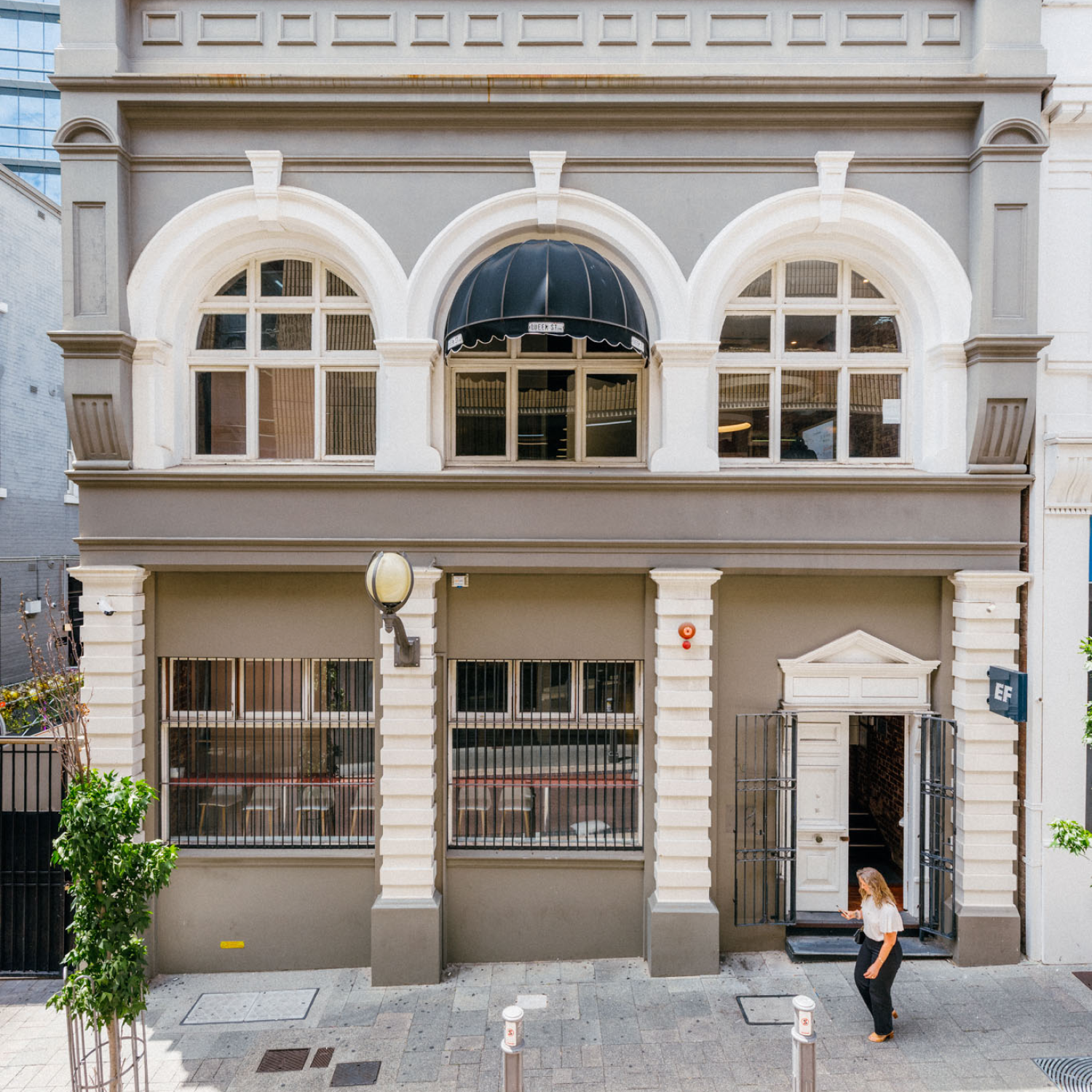 EF School Building Entrance