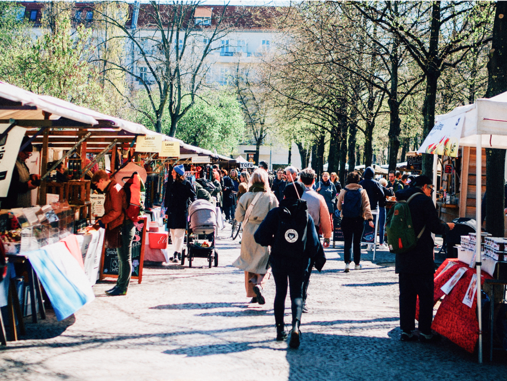 Students At Markets