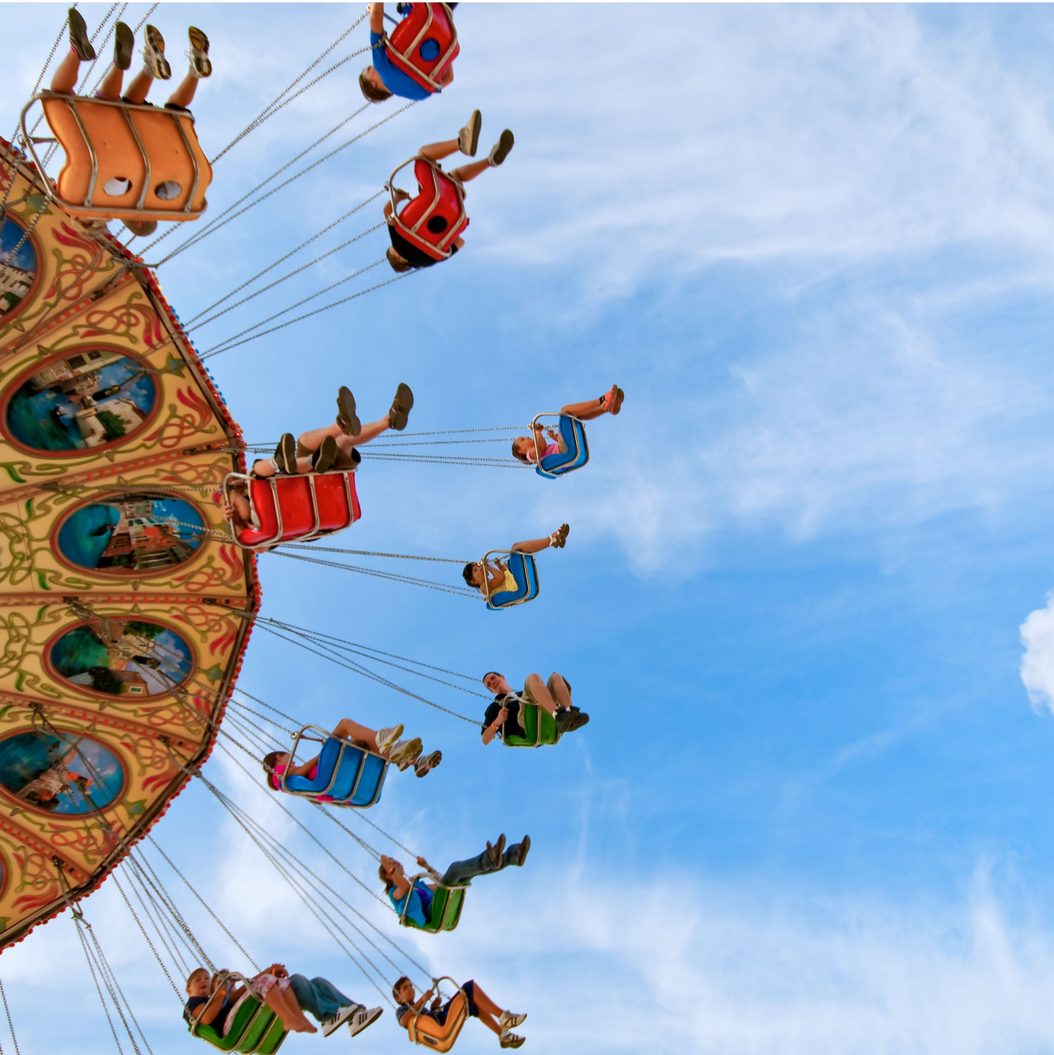 Students Enjoying Giant Wheel