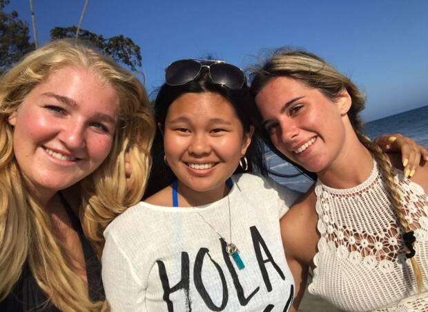 Chauli ging een maand studeren in Santa Barbara
