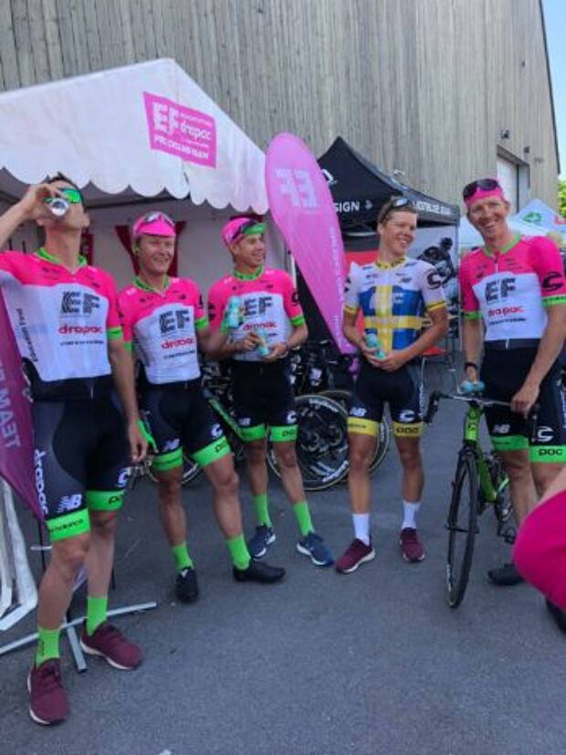 Kim Magnusson syklist for EF Education First Drapac p/b Cannondale