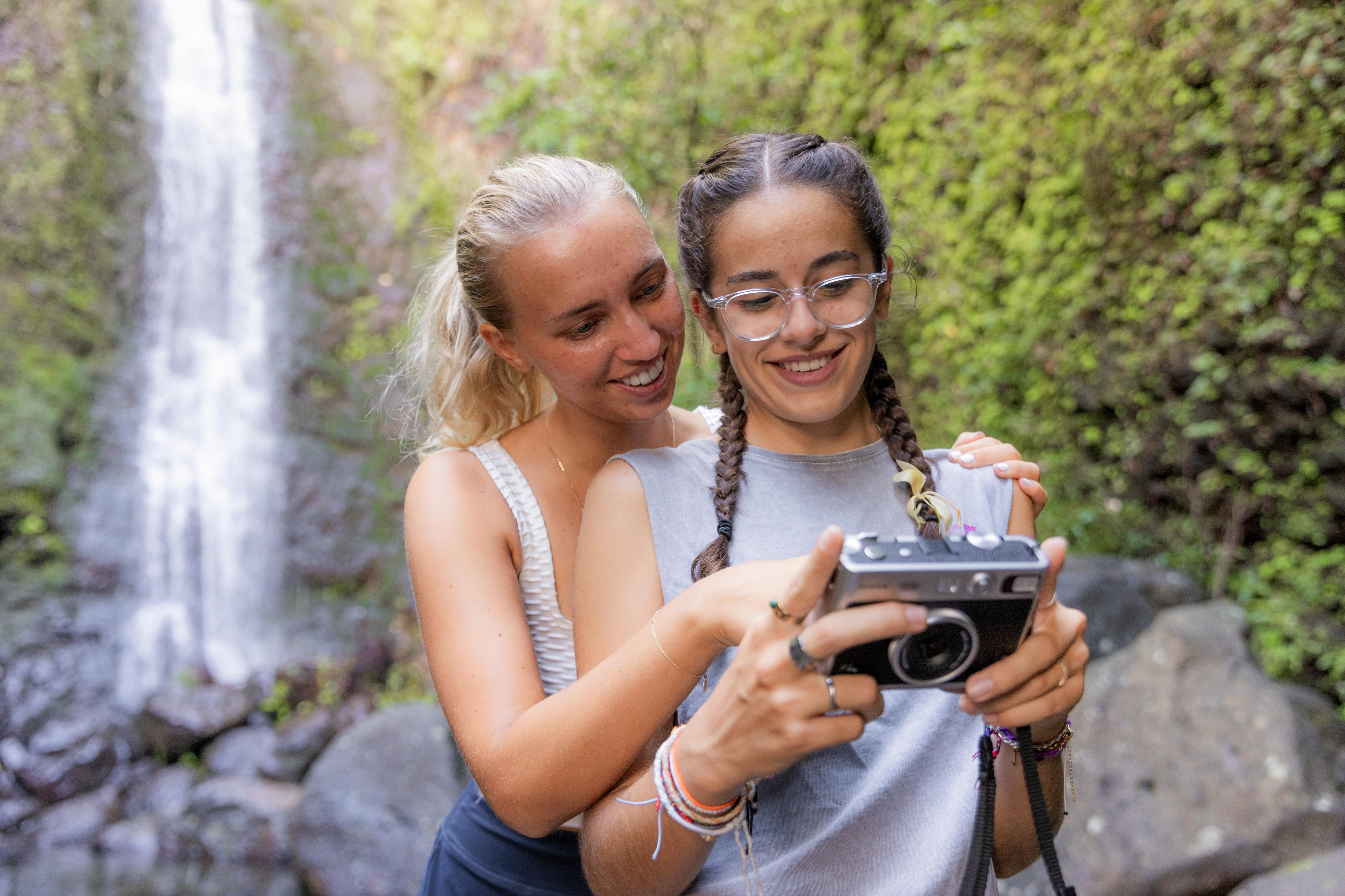 Students Enjoying View
