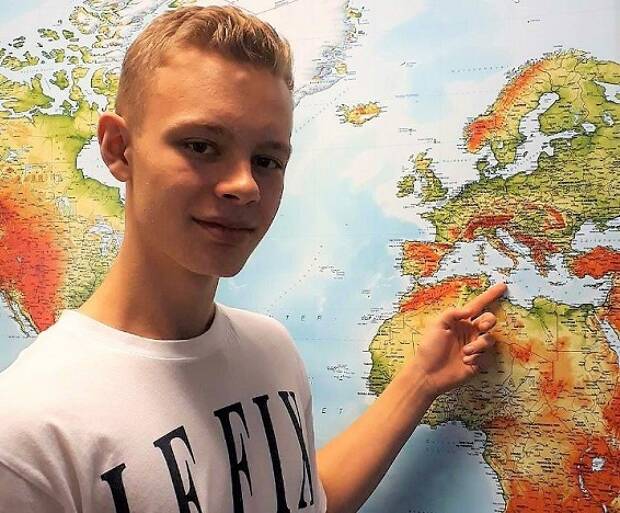 Andreas rejste til Malta med EF