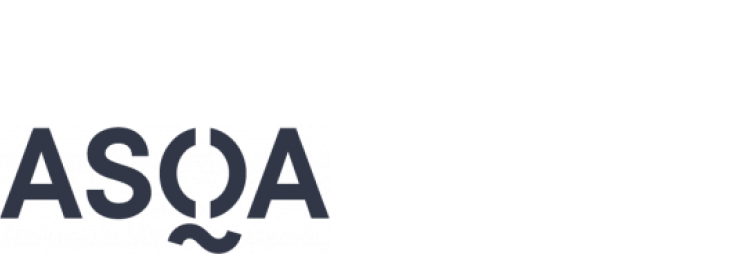 The image displays the logo for ASQA, the Australian Skills Quality Authority. This is a government agency in Australia responsible for the quality of vocational education and training.
