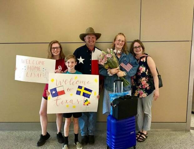 Lisas utbytesår i Texas