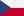 This is the flag of the Czech Republic, which consists of two horizontal bands, white and red, with a blue triangle at the hoist.