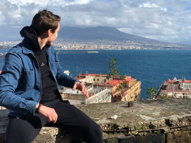 Eirik René er i Roma med EF språkkurs
