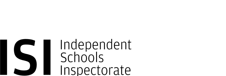 The image displays the logo for the Independent Schools Inspectorate (ISI), which is an organization responsible for inspecting independent schools in the UK.