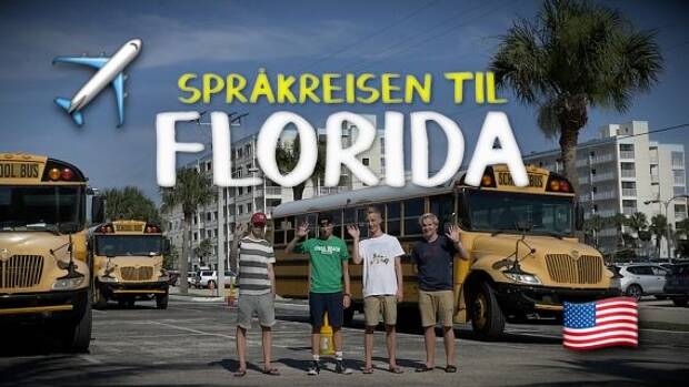 Herman Dahl og gutta i Florida