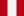 This image displays the flag of Peru, which features three vertical bands of color: red, white, and red. A central vertical white band divides the red sections.
