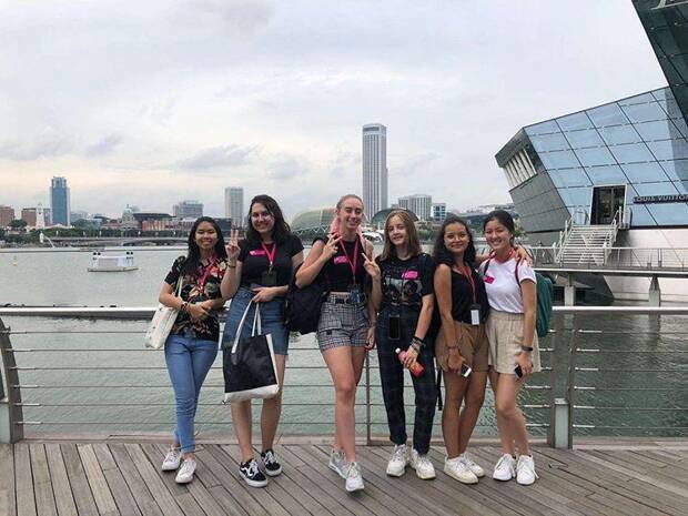 Manon a rencontré des amis pour la vie à EF Singapour